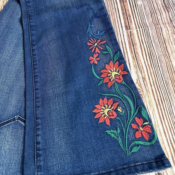 Vintage America Blues MICRO BOOT Cut Size 8 Mid Rise Jeans Denim Pants 29x32 - Picture 11 of 14